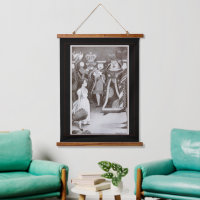 Vintage Alice in Wonderland Black White Fine Art |