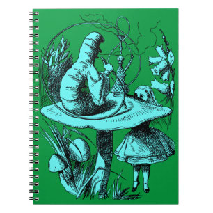 Vintage Alice in Wonderland Centipede Notebook