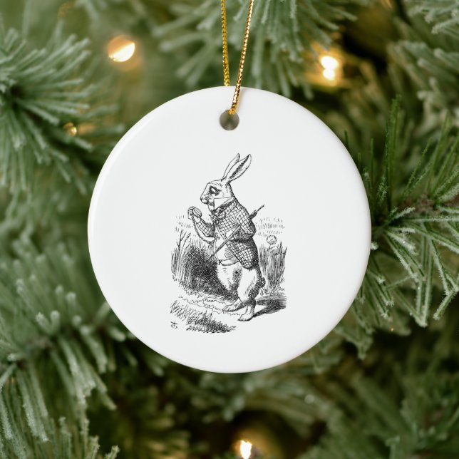 Vintage Alice in Wonderland Ceramic Ornament (Tree)