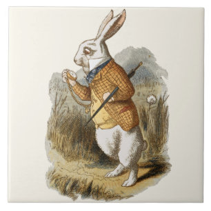 Vintage Alice in Wonderland  Ceramic Tile