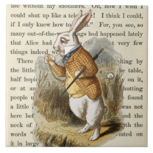 Vintage Alice in Wonderland  Ceramic Tile