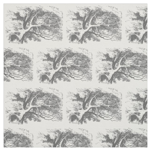 Vintage Alice in Wonderland Cheshire Cat Fabric (Swatch)