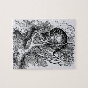 Vintage Alice in Wonderland, Cheshire Cat Jigsaw Puzzle