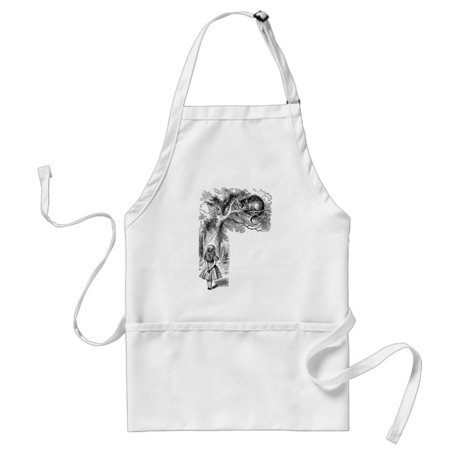 Vintage Alice in Wonderland, Cheshire Cat Standard Apron (Front)