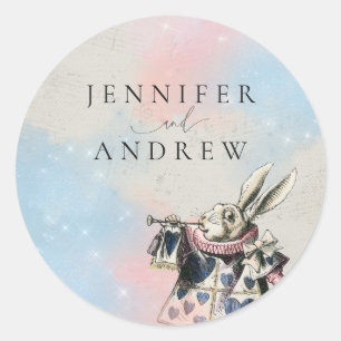 Vintage Alice in Wonderland Classic Round Sticker