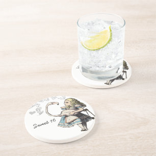 Vintage Alice In Wonderland Coasters