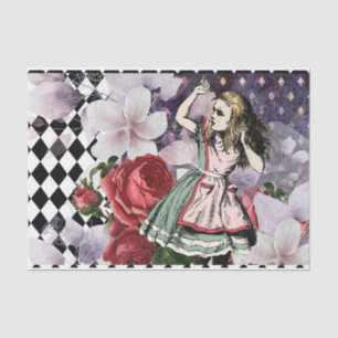 Vintage Alice in Wonderland Decoupage  Tissue Paper