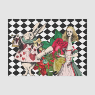 Vintage Alice in Wonderland Decoupage  Tissue Paper