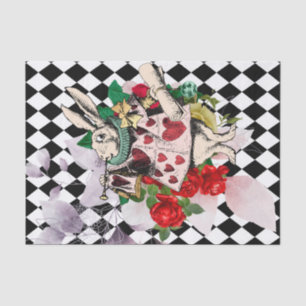 Vintage Alice in Wonderland Decoupage Tissue Paper