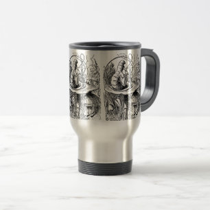 Vintage Alice in Wonderland Hookah Caterpillar Travel Mug