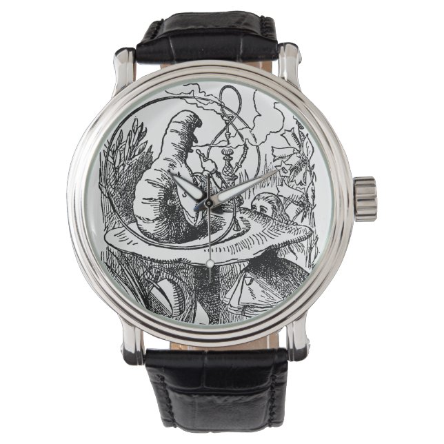 Vintage Alice in Wonderland Hookah Caterpillar Watch (Front)