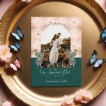 Vintage Alice In Wonderland Important Date Photo Save The Date<br><div class="desc">Have your guest mark their calendars for your very important date with our beautifully designed vintage Alice in Wonderland-themed wedding photo save the date. Perfect for an Alice in Wonderland-themed wedding. We've meticulously restored the iconic Alice in Wonderland vintage Knave of Hearts character illustration by hand sketching it and bringing...</div>