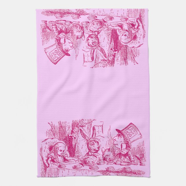 Vintage Alice in Wonderland Kitchen Towel (Vertical)
