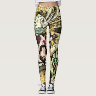 Leggings alice in wonderland best sale