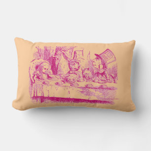 Vintage Alice in Wonderland Lumbar Pillow