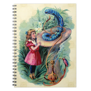 Vintage Alice In Wonderland Notebook