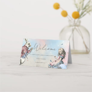 Vintage Alice In Wonderland Place Card