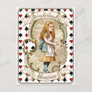 Vintage Alice in Wonderland Postcard