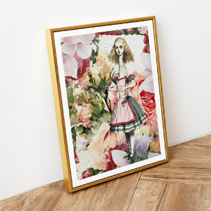 Vintage Alice in Wonderland  Poster