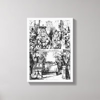 Vintage Alice in Wonderland, Queen of Hearts Trial