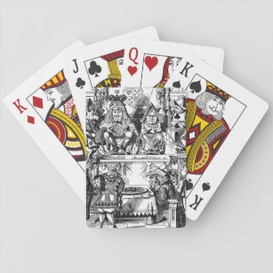 Vintage Alice in Wonderland, Queen of Hearts Trial Playing Cards