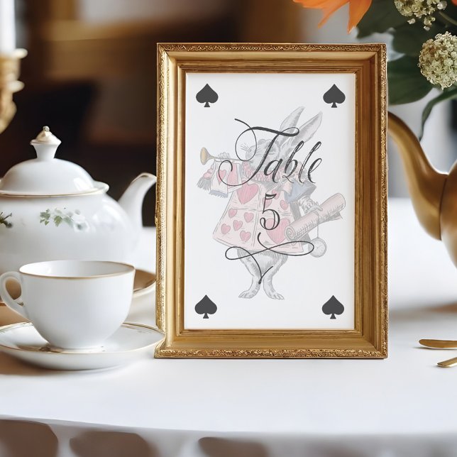 Vintage Alice in Wonderland Rabbit Playing Card (Vintage Alice in Wonderland Rabbit Playing Card)