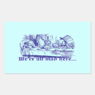 Vintage Alice in Wonderland Sticker