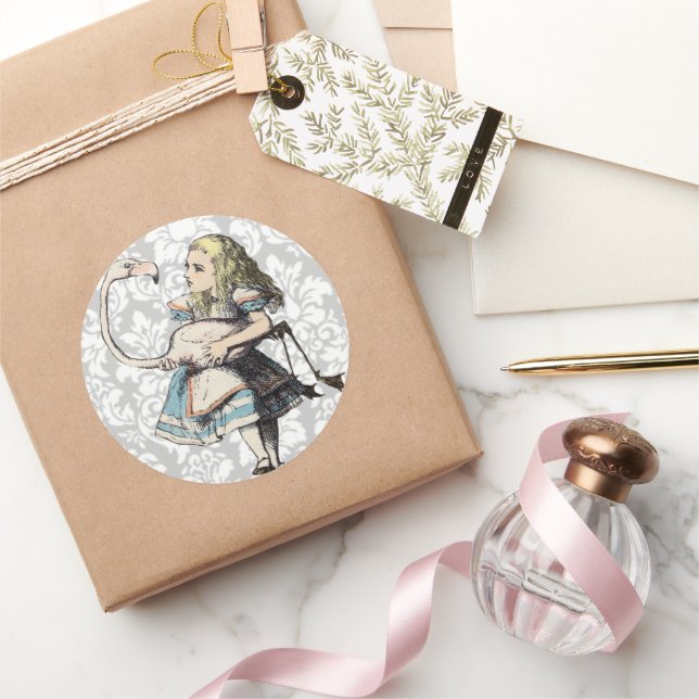Vintage Alice In Wonderland STICKER (Gifting)
