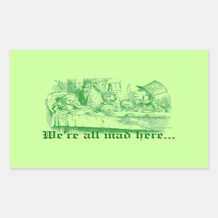 Vintage Alice in Wonderland Sticker