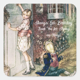 Vintage Alice in Wonderland Sticker