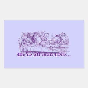 Vintage Alice in Wonderland Sticker