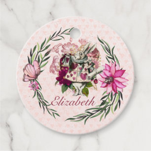 Vintage Alice in Wonderland Tea Party Custom Party Favour Tags