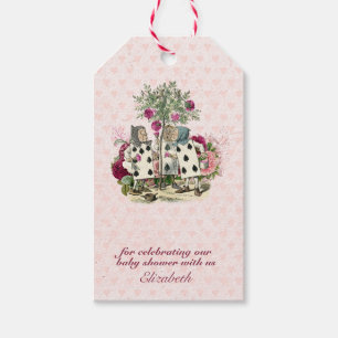 Vintage Alice in Wonderland Tea Party Custom Party Gift Tags