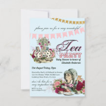 Vintage Alice in Wonderland Tea Party Custom Party