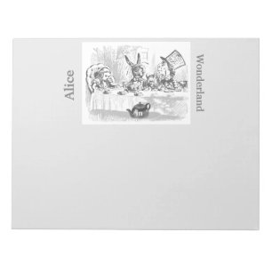 Vintage Alice in Wonderland Tea Party Notepad