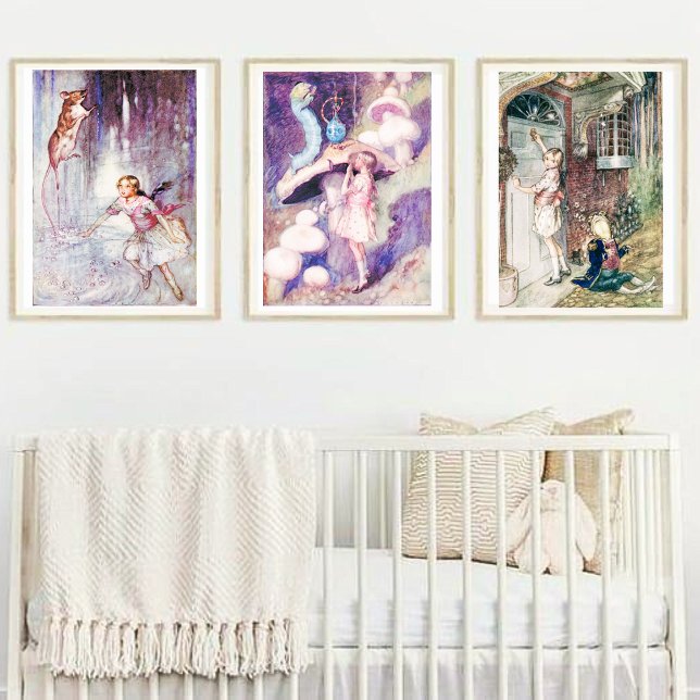 Vintage Alice in Wonderland The Caterpillar Poster (Creator Uploaded)