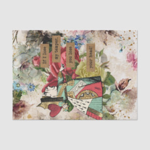 Vintage Alice in Wonderland  Tissue Paper