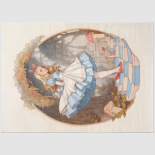 Vintage Alice in Wonderland Tissue Paper