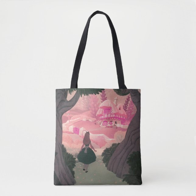 Vintage Alice in Wonderland Tote Bag (Front)