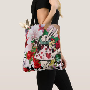 Vintage Alice in Wonderland Tote Bag