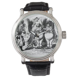 Vintage Alice in Wonderland, Tweedledum Tweedledee Watch
