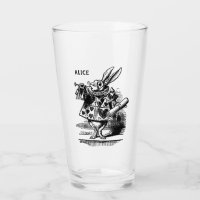 Vintage Alice in Wonderland White Rabbit as Herald