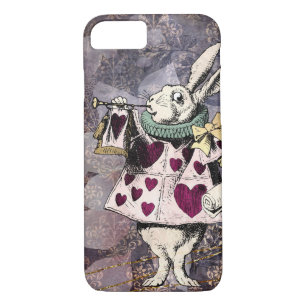 Vintage Alice in Wonderland White Rabbit Case-Mate iPhone Case