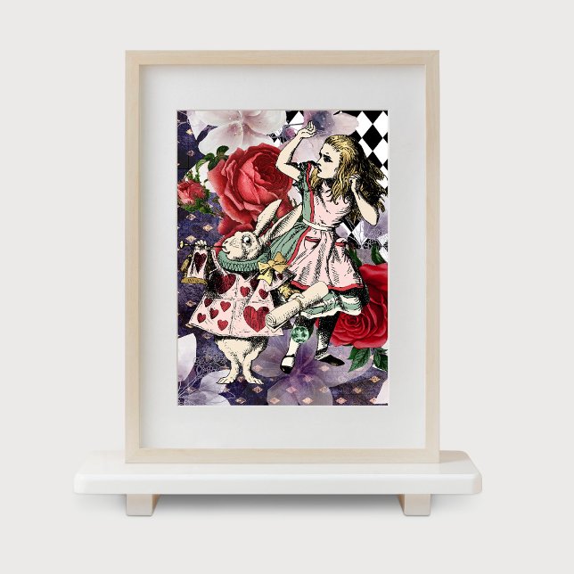 Vintage Alice in Wonderland White Rabbit Poster (Creator Uploaded)