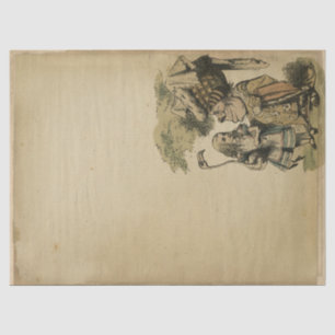 Vintage Alice in Wonderland with Duchess Decoupage Tissue Paper