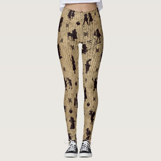 vintage Alice motif leggings (Devant)