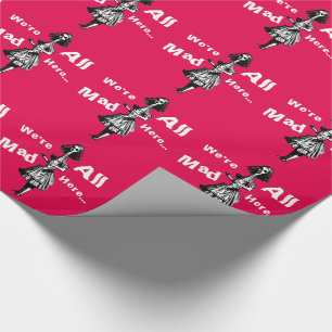 Vintage Alice Stretched in Wonderland Wrapping Paper
