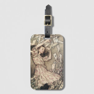 Vintage Alices Adventures in Wonderland by Rackham Luggage Tag