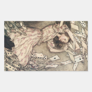 Vintage Alices Adventures in Wonderland by Rackham Sticker