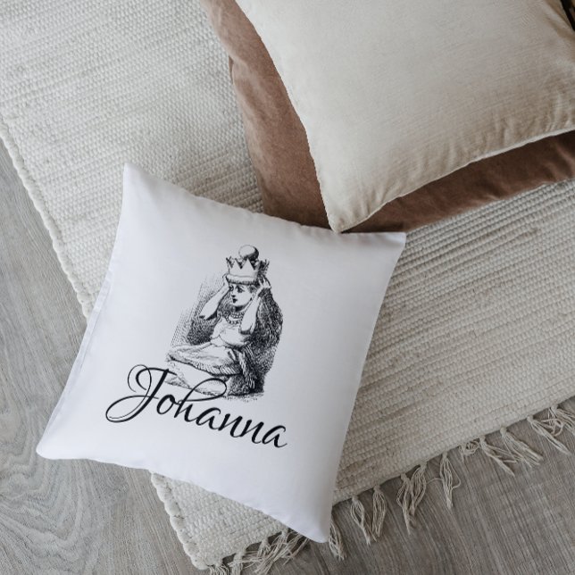Vintage Alice's Adventures in Wonderland Throw Pillow (Creator Uploaded)